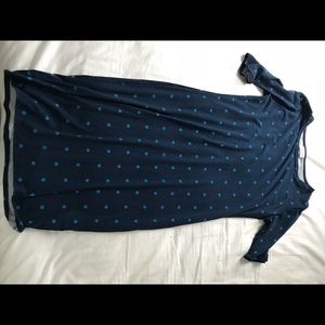 Lularoe dress blue polka dot